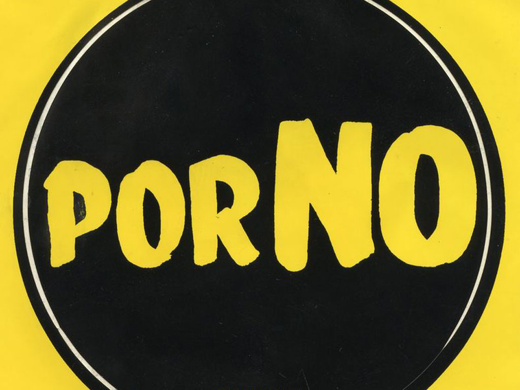 Sticker PorNO Campaign of feminist magazine EMMA